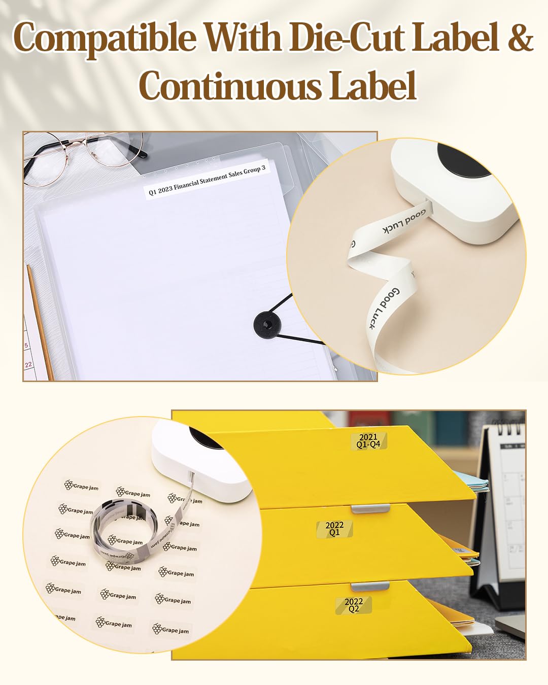 Label Maker Machine with Tape-Phomemo D30 Bluetooth Mini Portable Lable Printer,Labeler for Office Home Organization,for Android iOS, Men,Woman,Cute School Supplies,USB Rechargeable