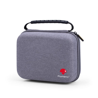 Phomemo Sac portable pour imprimante d'¨¦tiquettes M221/M220/M110/M120/M200, r¨¦sistant aux chocs, ¨¦tanche, support pour imprimante d'¨¦tiquettes avec ruban, avec poche en filet pour accessoires (noir)