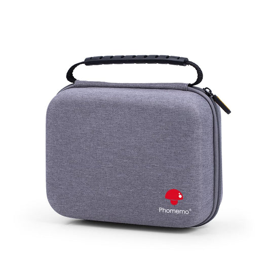 Phomemo Sac portable pour imprimante d'¨¦tiquettes M221/M220/M110/M120/M200, r¨¦sistant aux chocs, ¨¦tanche, support pour imprimante d'¨¦tiquettes avec ruban, avec poche en filet pour accessoires (noir)