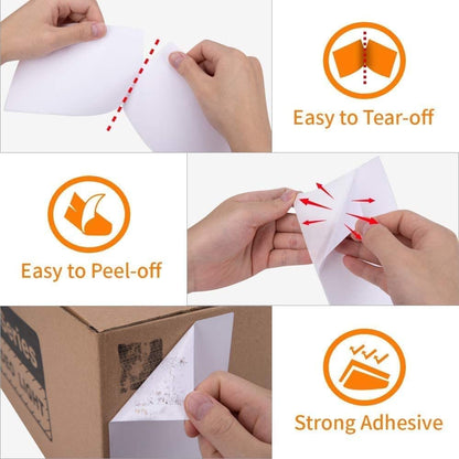 Phomemo shipping stickers 4¡Á6 DHL labels, thermal paper shipping labels for label printer waterproof label paper (white 100 pieces)