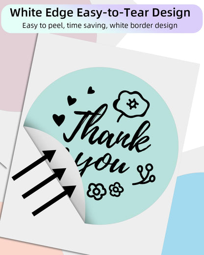 Phomemo 2 in? yuvarlak termal etiket, Sticky Circle etiketi, Circular Direct Thermal Printer etiketi, Danke ??kartmas?, logo, isim/fiyat, adres, QR kodu, 400 etiket (lila, ye?il, mavi, pembe)