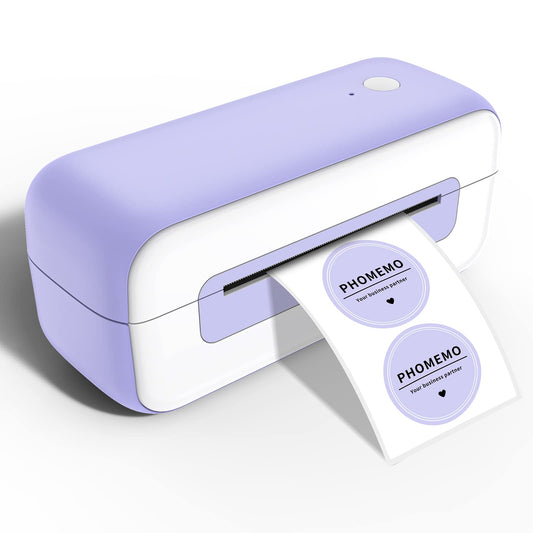 Phomemo B246d, Monochrome Label Printer, Thermal Printer 4x6, Shipping for Small Busines, Compatible with Amazon, Ebay, Shopify, Etsy, UPS, FedEx, DHL, etc