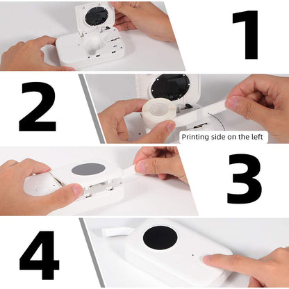 Phomemo D30 Adhesive Labels Star Pattern 12x40mm Printing Paper Tape For D30 Portable Thermal Label Machine