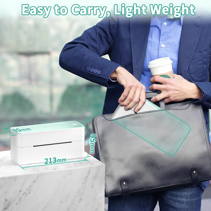 Phomemo Bluetooth Thermal Label Printer, 241BT 4X6 Shipping Label Printer for Shipping Packages, Compatible with iPhone, Android, Amazon, Ebay, UPSP