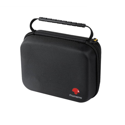 Phomemo Sac d'imprimante, sac portable pour imprimante d'étiquettes M221/M220/M110/M120/M200/M04S/M04AS résistant aux chocs, étanche, sac de support pour imprimante d'étiquettes avec ruban, avec poche