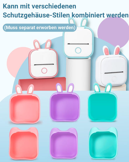 Phomemo T02 Impresora Multifuncion, Impresora Termica para Movil, Mini Printer para Tel¨¦fono y Tableta, Impresora Fotos Movil Blanco y Negro, Impresora Portatil sin Tinta para Ni?os