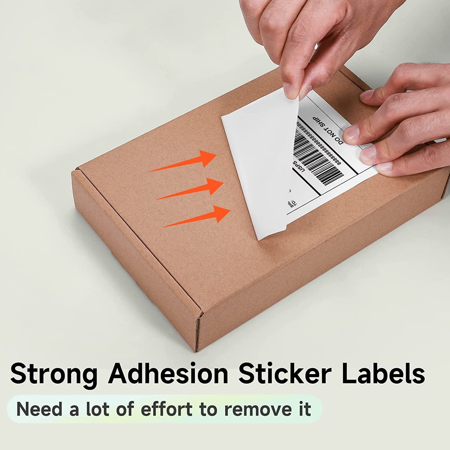 Phomemo 1000pcs 4x6'' Shipping Thermal Label- for Thermal Label Printer, Easy to Tear, Strong Adhesive, 2 Pack of 500pcs Labels