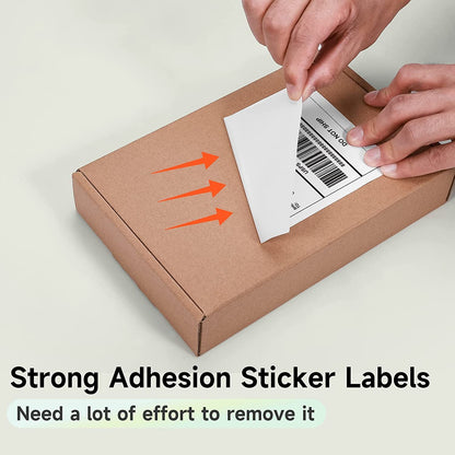 Phomemo 1000pcs 4x6'' Shipping Thermal Label- for Thermal Label Printer, Easy to Tear, Strong Adhesive, 2 Pack of 500pcs Labels