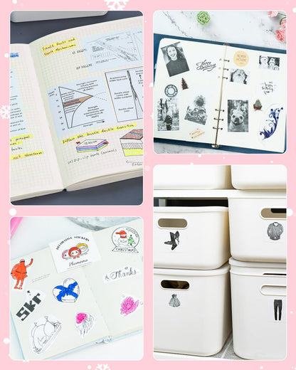Phomemo Mini-labelprinter, T02 sticker, fotoprinter voor smartphone, mobiele telefoon, thermische printer, klein, met 3 rollen thermisch papier, 203dpi sticker, Bluetooth printbuddy printer, zwart en