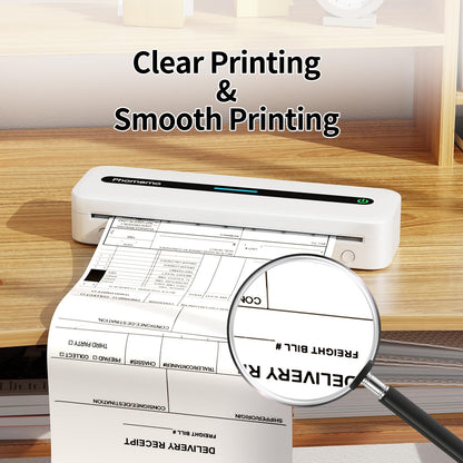 Phomemo A4 Thermal Printer Paper, M832 Quick-Dry Continuous Thermal Paper 8.27''x11.69'' Compatible with M08F/M832/M833/M834 MT810 and Other Portable Thermal Printer, Documents, Study Notes, 2 Rolls
