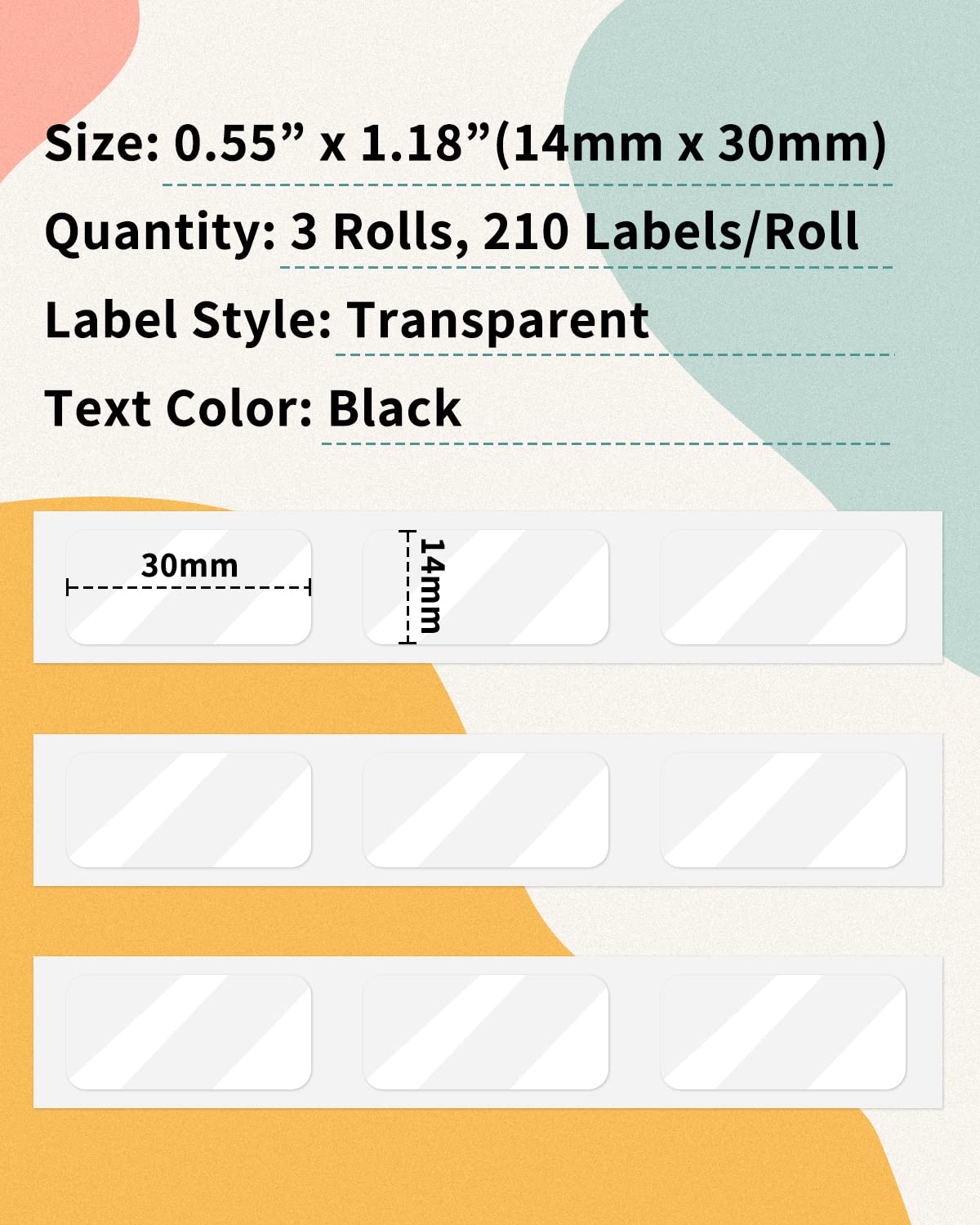 Phomemo Phomemo q30s Transparent Label
