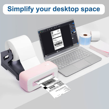 Phomemo Thermo-labelhouder 2-in-1 voor rollen en eindeloze etiketten, compatibel met Phomemo, Rollo, Asprink, iDPRT, Polono, Itari labelprinter