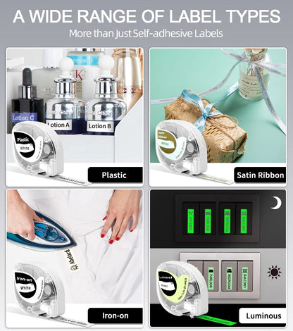 Phomemo P12 Etikettendrucker, Mini Beschriftungsger?t Bluetooth, Etikettierger?t Selbstklebend Kompatibel with iOS & Android Phone, Thermotransfer-Labeldrucker f¨¹r Zuhause, B¨¹ro