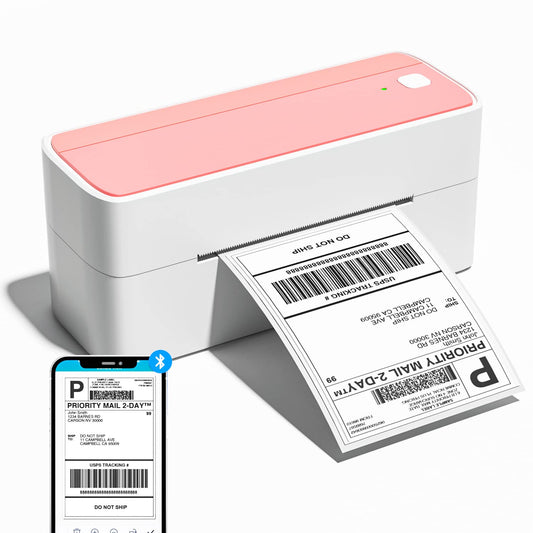 Phomemo Bluetooth-Thermo-Etikettendrucker, Desktop-4 x 6 Versandetikettendrucker f¨¹r Versandpakete, Versand, kleine Unternehmen, kompatibel mit Android, iPhone und Windows