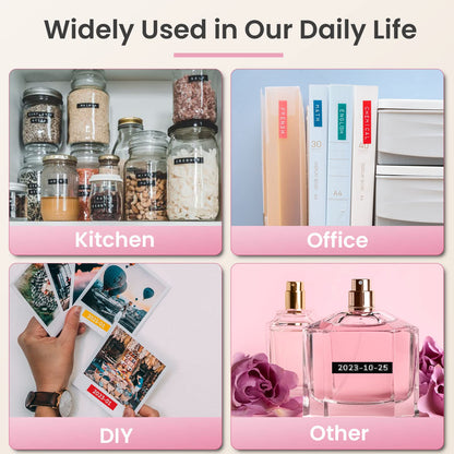 Phomemo Pr?geger?t | 3D Mini Etikettierger?t | Tragbarer Beschriftungsger?t | Rosa Etikettenpr?geger?t mit 6 Etikettenband | f¨¹r Haus, B¨¹ro, Geschenk Organisation (¡ê € ? ? ¨¹)