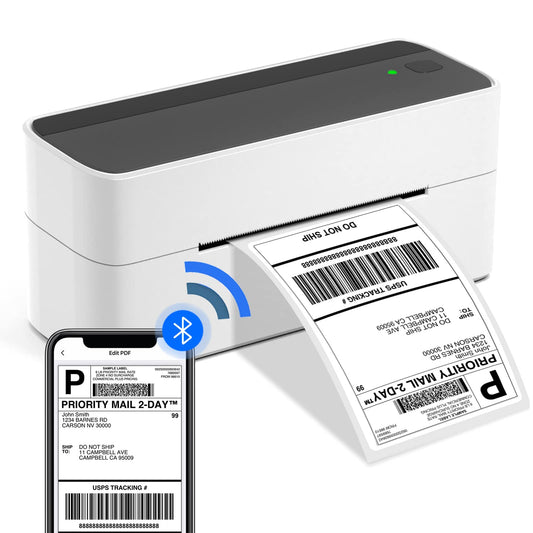 Phomemo Barcode Thermal Label Printer for Shipping Packages - 4x6 Shipping Label Printer for Small Business - Bluetooth Label Printer for Phone&PAD&PC to Amazon, Ebay, Shopify, USPS, DHL, Temu