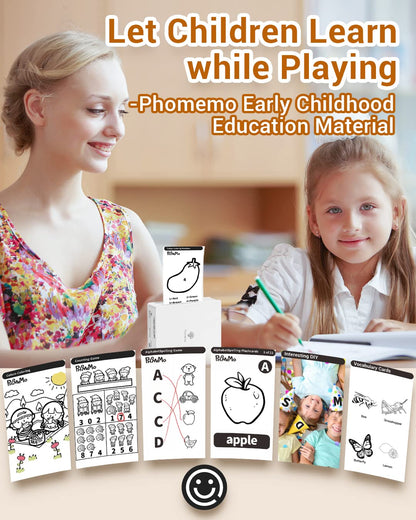 Drukarka Bluetooth Phomemo M02 Termiczna drukarka kieszonkowa Natychmiastowa drukarka fotograficzna Przenośna drukarka pokwitowań kompatybilna z Androidem iPhone iPad do Journal Travel Kids DIY White