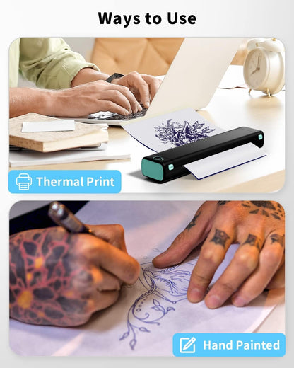 Phomemo 150 Sheets Tattoo Transfer Paper, Compatible with M08F Printer & Tattoo Supplies, A4 Size Tattoo Stencil Paper for Tattooing