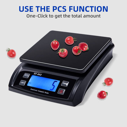 Phomemo Shipping Scale, Accurate Durable Digital Postal Scale 66lb / 0.1oz with Hold and Tare Function, LCD Display, Auto-Off, Postage Scale for Packages and Mailing, DC Adapter Included