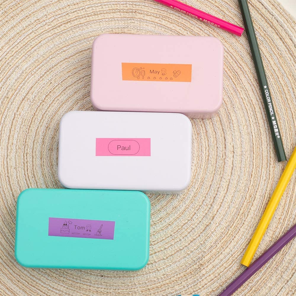 Endlosetiketten f¨¹r Phomemo Q31/Q30S/Q30, Lavendel, Wei?, Rosa Klebeetiketten 15mmx6m, BPA freie Aufkleber, Thermo-Etikettenrolle f¨¹r Colorwing Q30 Bluetooth Labelmaker- 3 Rollen