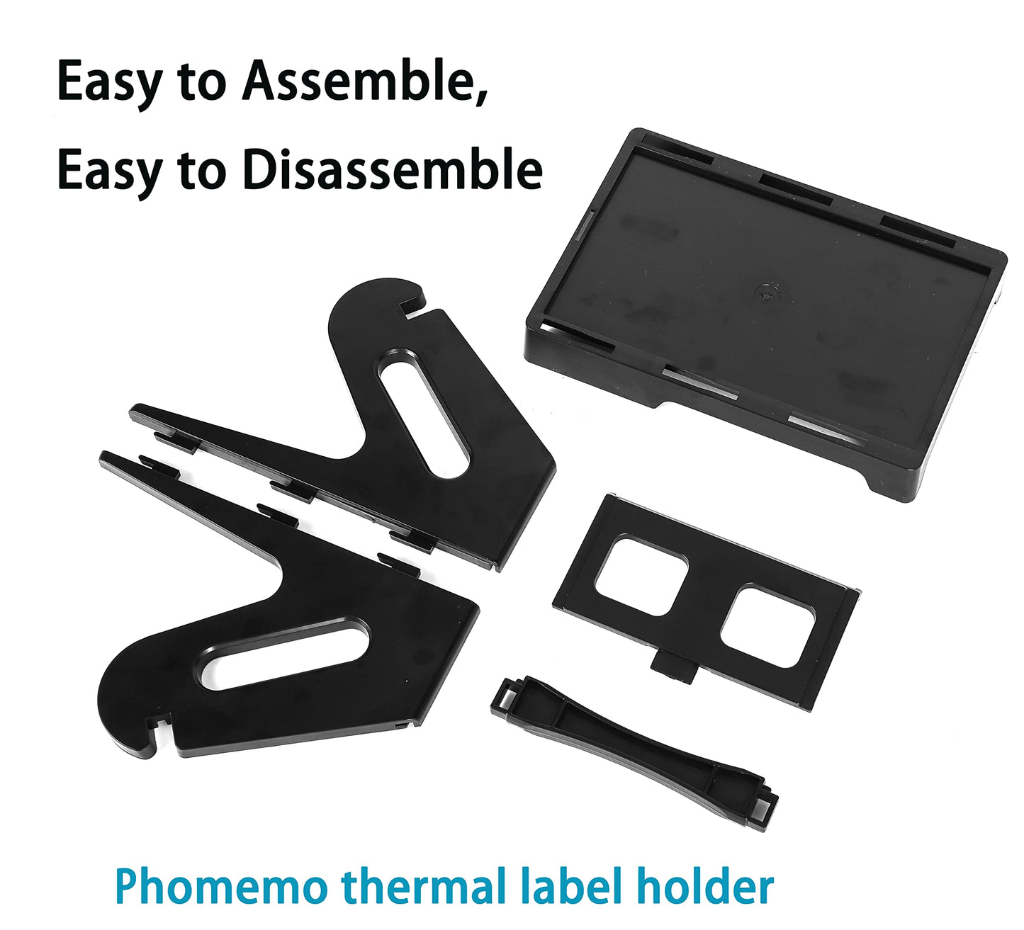 Phomemo Thermodirect-verzending, etiketten, thermische labelprinter, etiket- en labelhouder, compatibel met Rollo MUNBYN en alle 4 ¡Á 6 labelprinters (1000 stuks op rol en labelhouder)