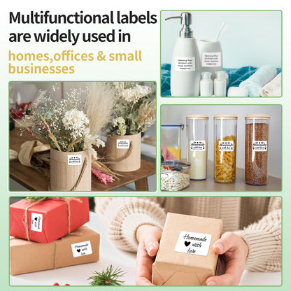 Phomemo 3 Rolls of Label Paper,Multifunctional self-Adhesive Label, Address Label Price Label,Compatible with Phomemo M110 M200 M120 M220 M221 Label Printer,1.97 ''x3.15'' £¨50x80mm£©,100 /roll