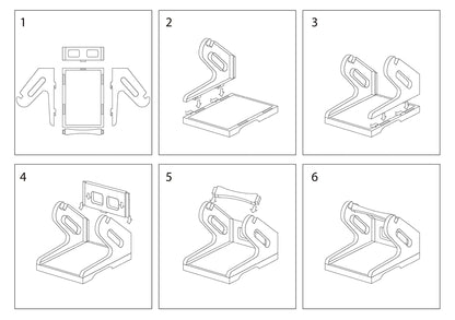 Phomemo 4x6 Thermodirektversand EtikettenThermoetikettendrucker Etikett -und Etikettenhalter, Kompatibel mit Rollo MUNBYN und allen 4 × 6 Etikettendruckern (1000 Stück Rollenetikett + Etikettenhalter)