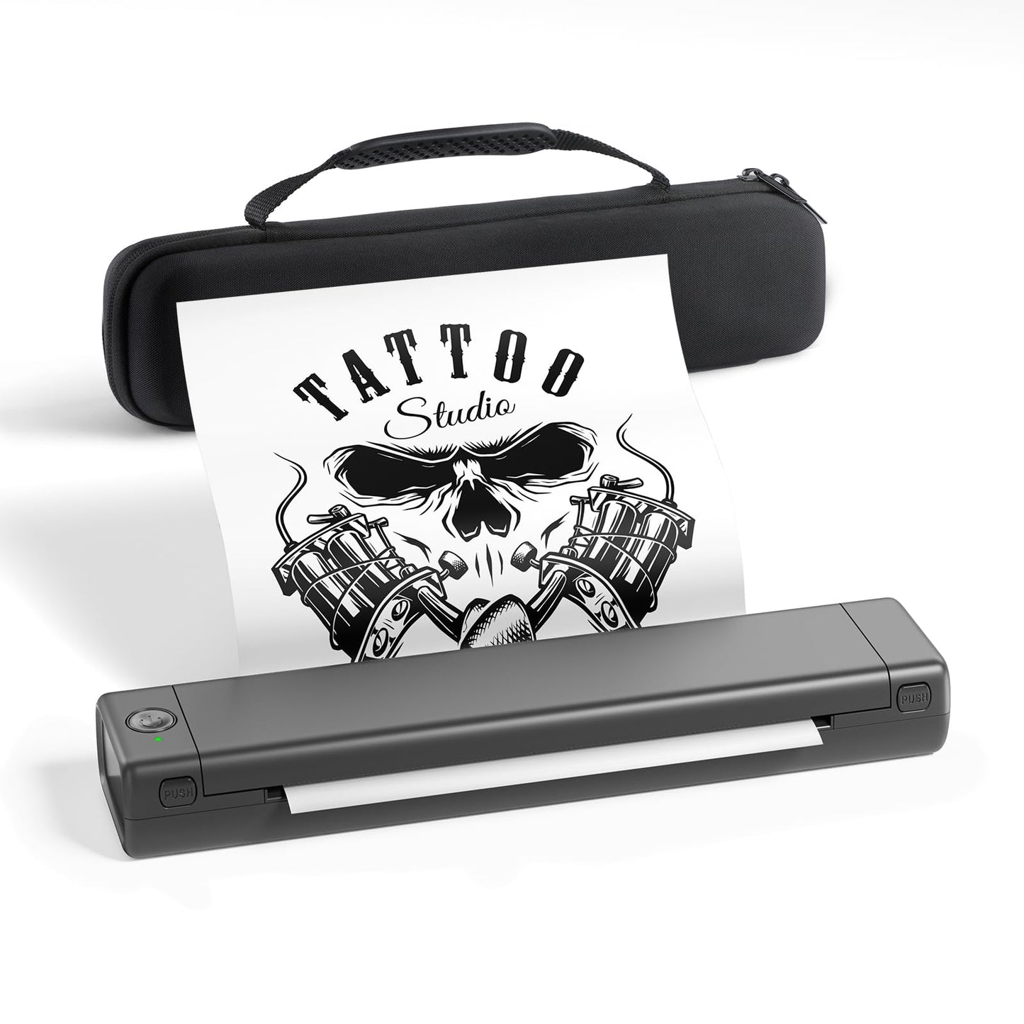 Phomemmo Wireless Tattoo Stenicl Printer(Grey),Stencil Printer for Tattooing,Bluetooth Tattoo Printer for Tattoo Artists & Beginners with 1 Carry Case