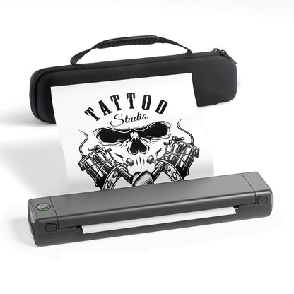Phomemmo Wireless Tattoo Stenicl Printer(Grey),Stencil Printer for Tattooing,Bluetooth Tattoo Printer for Tattoo Artists & Beginners with 1 Carry Case