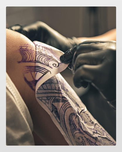 Phomemo 150 Sheets Tattoo Transfer Paper, Compatible with M08F Printer & Tattoo Supplies, A4 Size Tattoo Stencil Paper for Tattooing