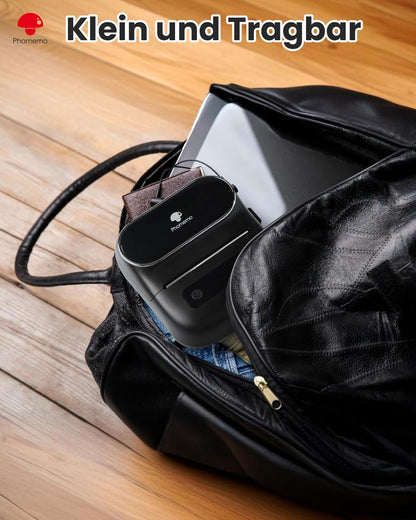 Phomemo M220 Impresora Térmica de Etiquetas,Etiquetas de Dirección Bluetooth para Códigos de Barras,Hogar y Oficina, Etiquetado Escolar,Etiquetadora para Android e iOS,3 Etiquetas y 1 Storage Box Case