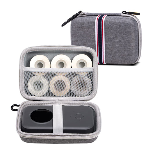 Label Printer Case Hard Carry Case Compatible with Phomemo D30/Q30S/M02/M110/M02S/T02 Label Printer, Label Maker Labeler Storage Holder
