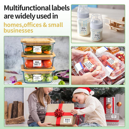 Phomemo Thermal Labels-for M110/M221/M220/M120/M200/M110S,1.57''x1.18''(40x30mm),230 Labels/Roll, for Barcode/Address/Mailing/Logo/Business/Home Tag