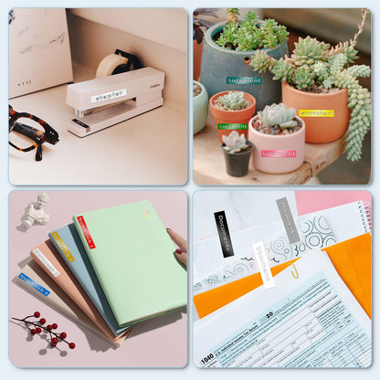 Phomemo Pr?geger?t | 3D Mini Etikettierger?t | Tragbarer Beschriftungsger?t | Rosa Etikettenpr?geger?t mit 6 Etikettenband | f¨¹r Haus, B¨¹ro, Geschenk Organisation (¡ê € ? ? ¨¹)