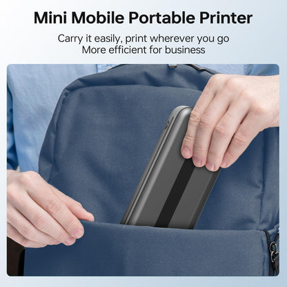 Phomemo Portable Printers Wireless for Travel, M832 Inkless Thermal Printer Support 8.5'' x 11'' US Letter & A4 Paper, Bluetooth Mobile Printer Compatible with iOS, Android Phone & Laptop, 300dpi