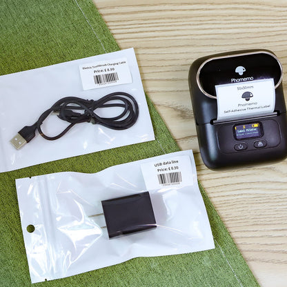 6'lı Paket Phomemo m110/m120 Yazıcı Etiketleri, 50x30 mm Kendinden Yapışkanlı Doğrudan Termal Etiketler Yazıcı Etiket Kağıdı Phomemo M110/M120/M220/M200 Etiket Makinesi için