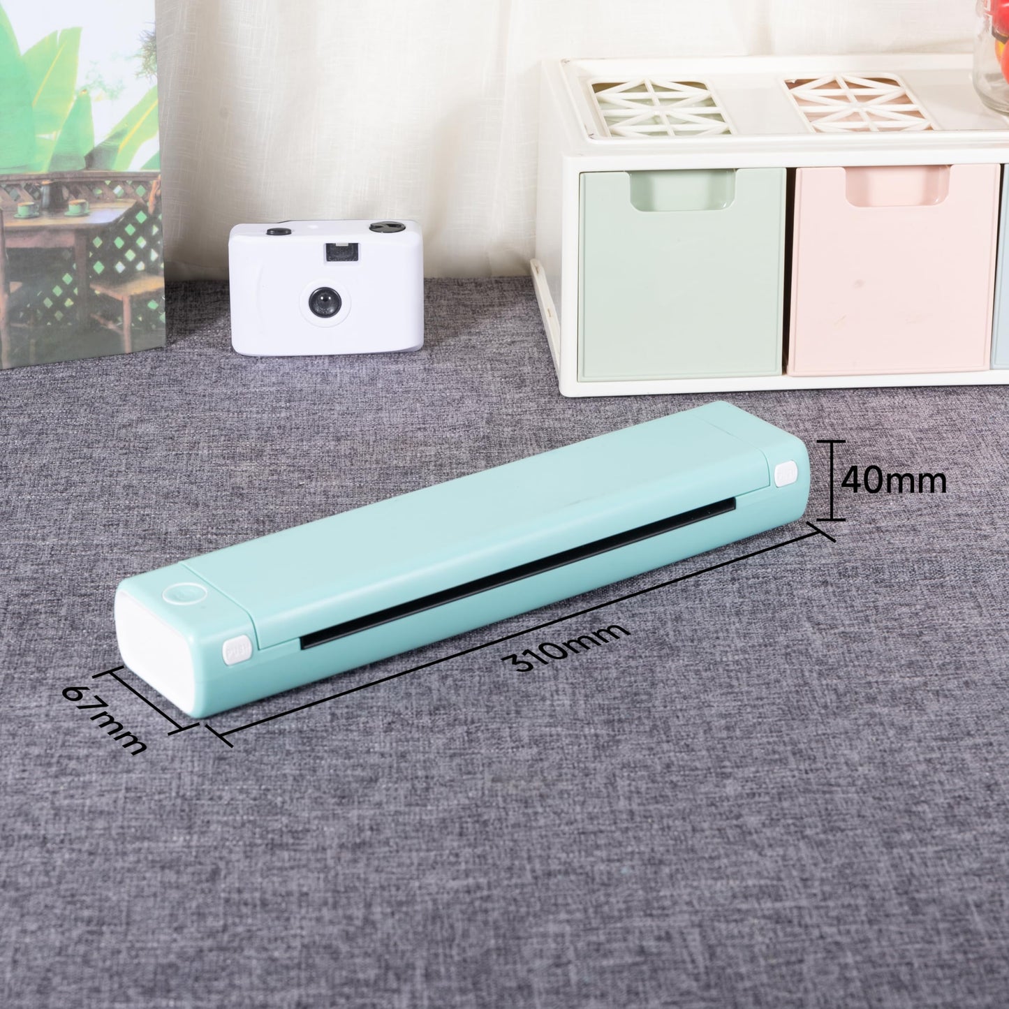 Phomemo Tattoo Stencil Printer, M08F Wireless Stencil Printer for Tattooing, Bluetooth Tattoo Printer Machine Compatible with Phone, iPad & PC, with 1 Case & Tattoo Transfer Paper